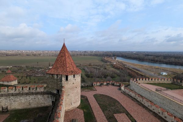 Views at Bender Castle Transnistria