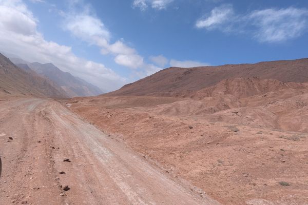 Arriving in Kyrgyzstan on the Pamir Highway