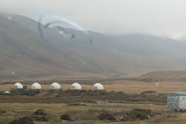 Hotel Yurts between Osh and Bishkek