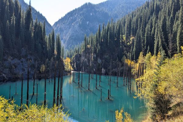 Kaindy Lake Kazakhstan