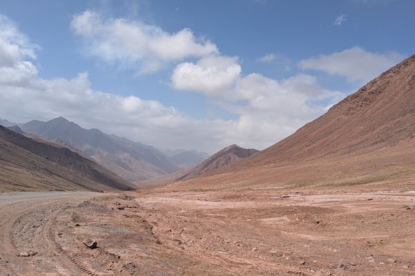 Kyrgzystan Landscape in No Mans Land
