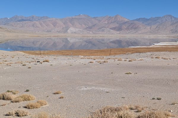 Mountain Lake Reflections Pamir Highway