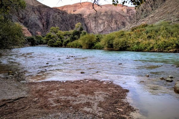River at the end of Charyn Canyon