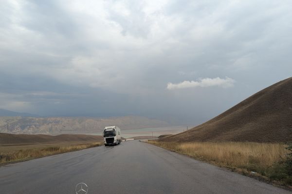 Road to Bishkek from Osh