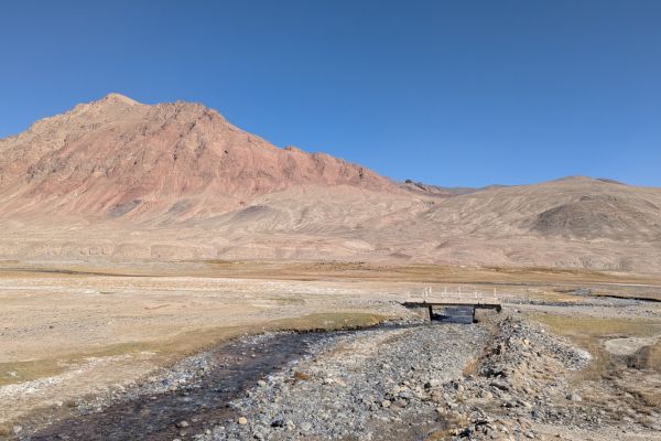Sky Mountains Water on the Pamir