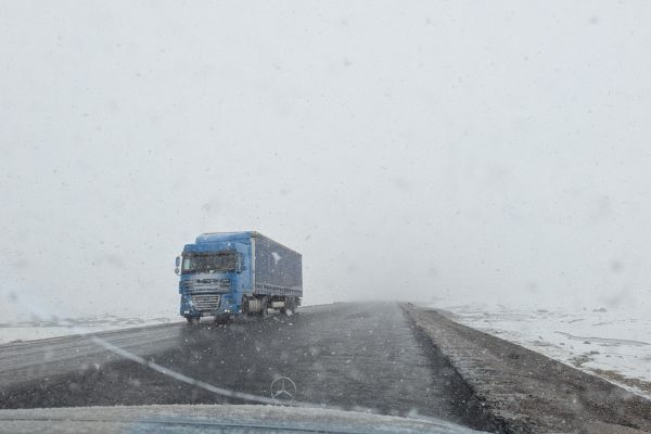Snowy Conditions Osh to Bishkek 18 September