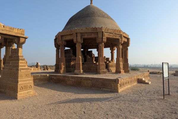 Chaukhandi Necropolis Canopied Group of Tombs