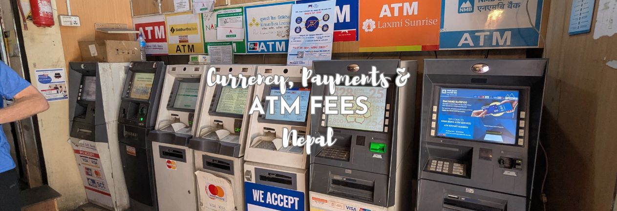 Bank of ATMs in Thamel Kathmandu