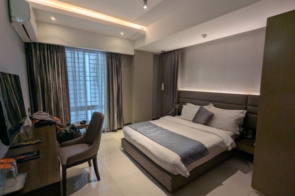 Double room at Banani Omni Residency with AC