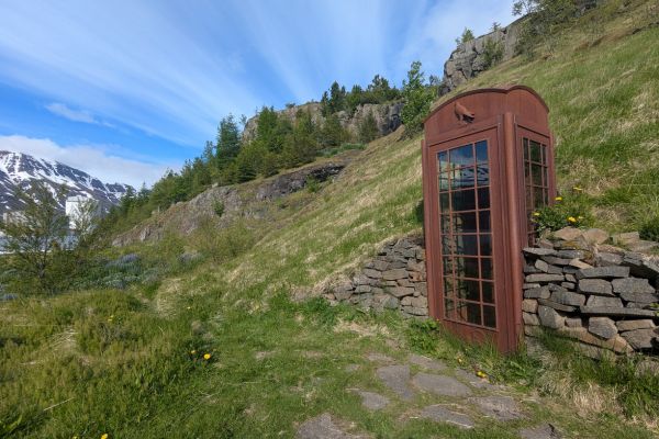 Seyðisfjörður Telephone Box Sculpture