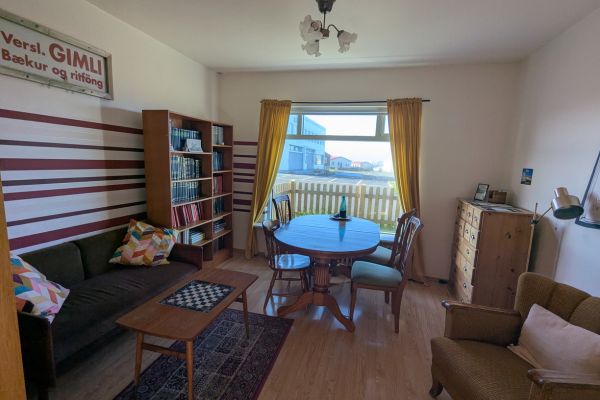 The Bookstore Apartment in Hellisandur