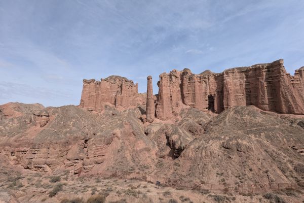The Classic Rock Columns Ying Yang Column Binggou Danxia
