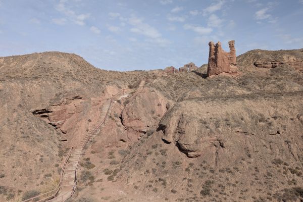 The Classic Rock Columns - the Sworn Brothers Binggou Danxia