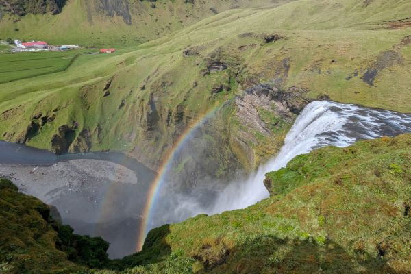View from the Top of Skogafoss