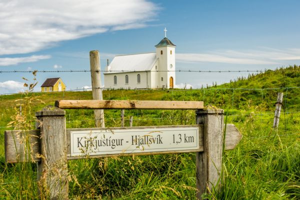 Church on Flatey Island