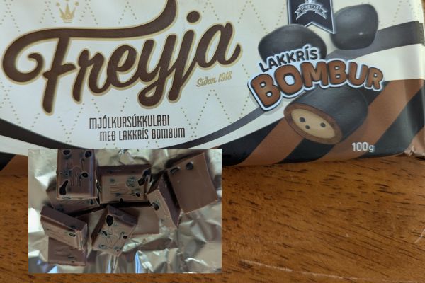 Freyja Licourice Chocolate