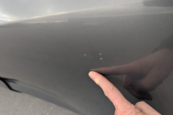 Gravel Damage on Iceland Rental Car
