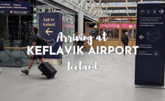 arrivals and entrance to Iceland
