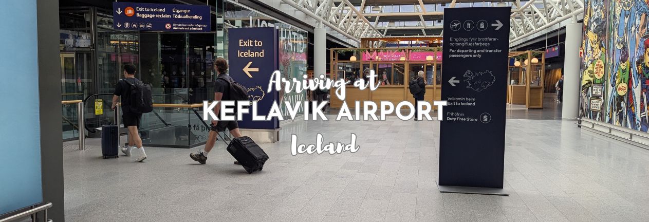 arrivals and entrance to Iceland