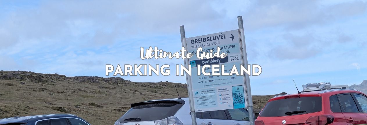 Parking sign in Iceland