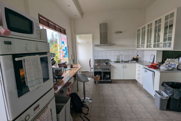Shared Kitchen at Hlin Guesthouse Iceland