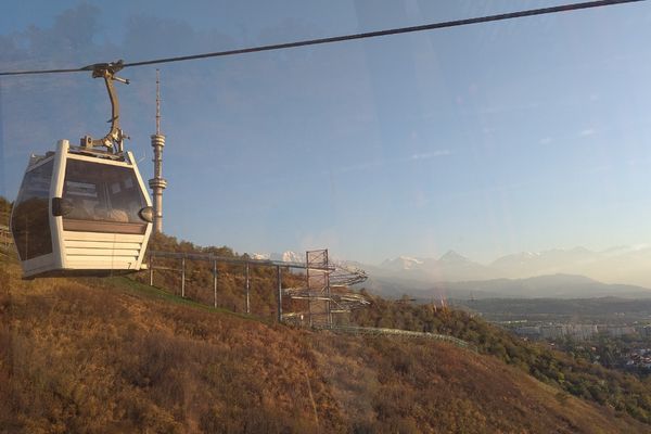 Gondola and TV Tower at Kok Tobe Almaty