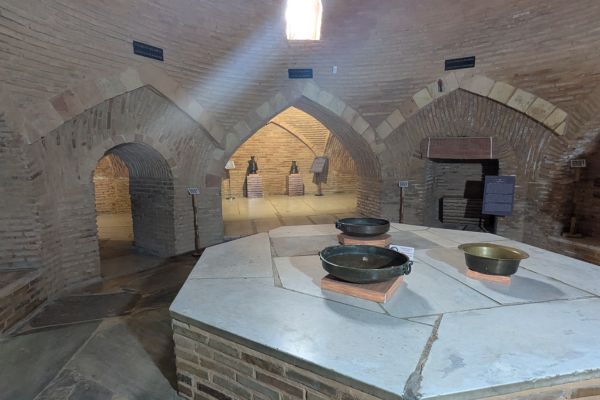 Inside the Hammam Turkestan