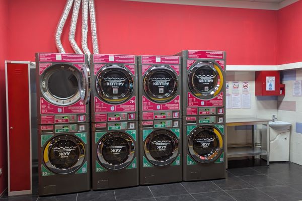 Laundry Service at Nurly Zhol Train Station Astana