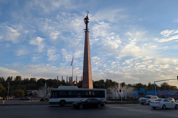Mother Earth Monument Ordabasy Square Shymkent