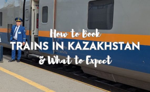 Trains in Kazakhstan
