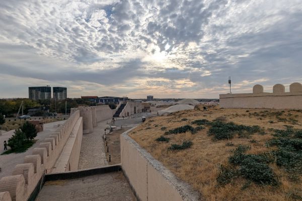 View of Shymkent Fortress aka Shymkent Qala and City