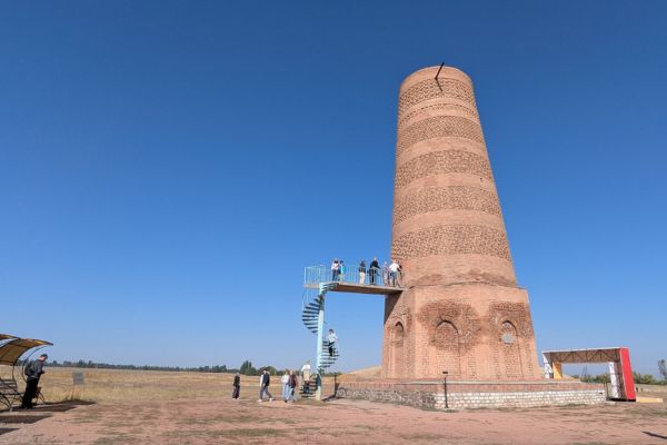 Burana Tower and Stairs Kyrgyzstan