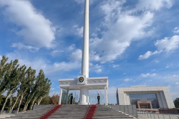 Guards in Ala Too Square Bishkek