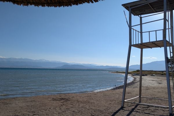 Issyk-Kul Lakeshore at Balykchy