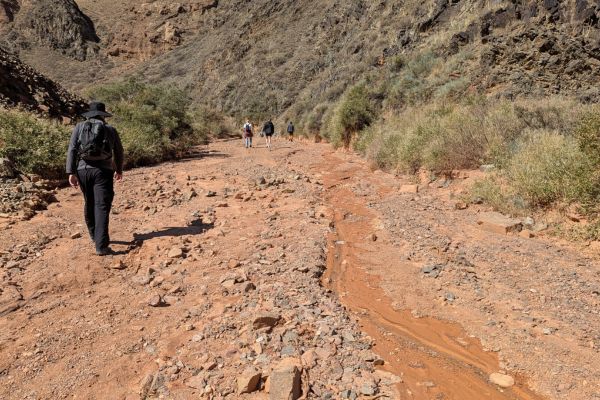 Setting off to Hike to Konorchek Canyon