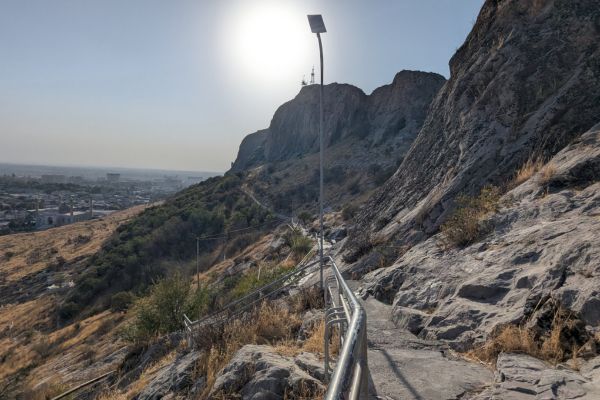 The Walking Trail on Sulaiman-Too Going East to West